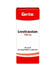 LEVETIRACETAM 500 MG 30 TBS GF(P)44100